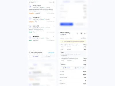 Modals POS - Cashier cashier clean filter modals popup pos ui ui design ux web web design website website design