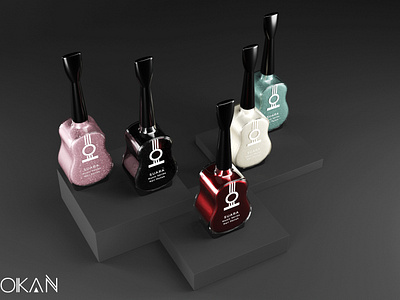 Nail Polish 3d 3d model 3dmodel blender blender3d nail polish nailpolish render rendering