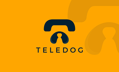 DOG + TELEPHONE LOGO logo
