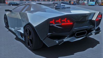 Lamborghini Reventon 3d blender blender cycles car lamborghini modeling