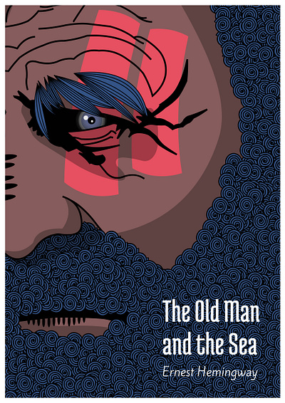 Old Man And The Sea design graphic design illustration vector
