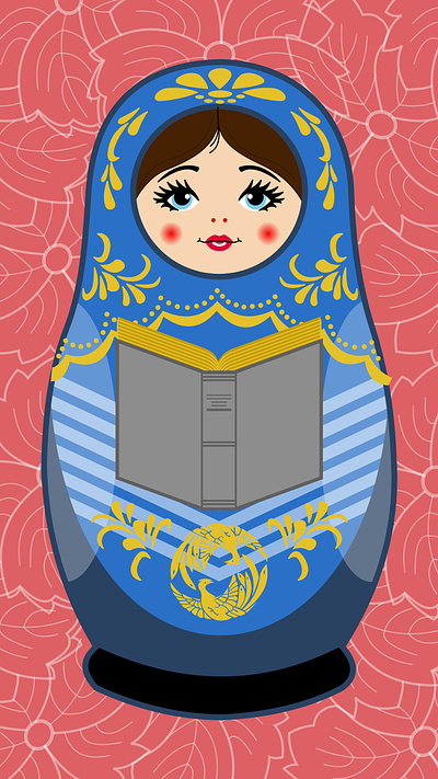 Russian Doll design graphic design illustration vector