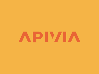 APIVIA branding design figma graphic design illustration logo typography vector