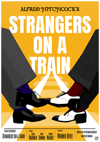 Strangers On A Train design graphic design illustration vector
