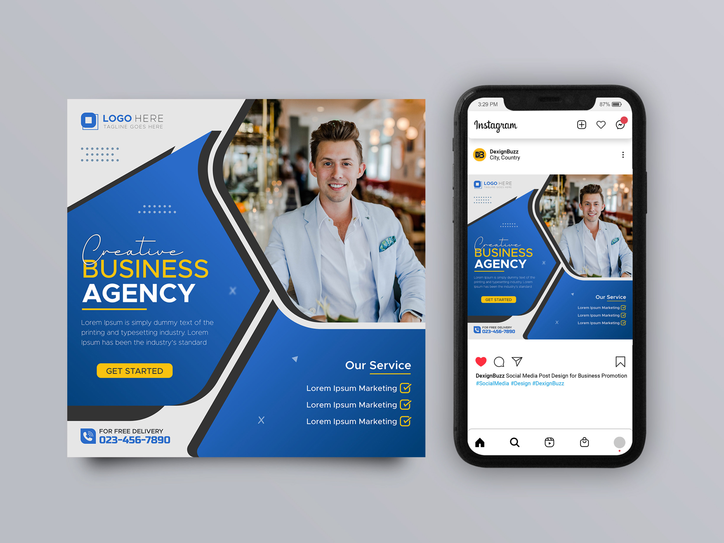 Example of Corporate Social Media Banner Design