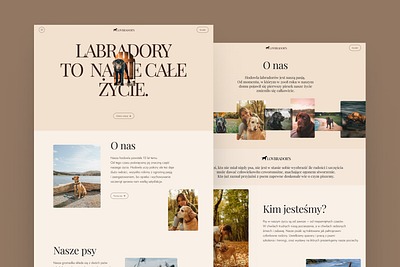 Lovbrador's Website clean design desktop dog dogs graphic design labrador mobile montion puppies ui website