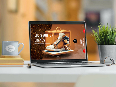 Louis Vulitton Brands Designed branding design figma graphic design logo motion graphics