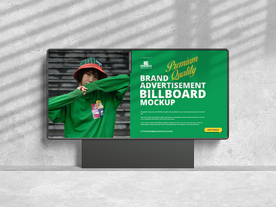 Free Modern Billboard Mockup poster mockup