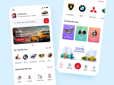 Car Service App car car service car service app car service mobile app logo mobile app service service app service mobile app ui ui design vehicle app