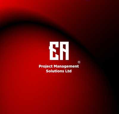 EA Project Management Solutions | Brand Design ® 3d animation brand brand identity branding design ea gradient graphic design illustration logo logo design management project red solutions ui uk ux vector