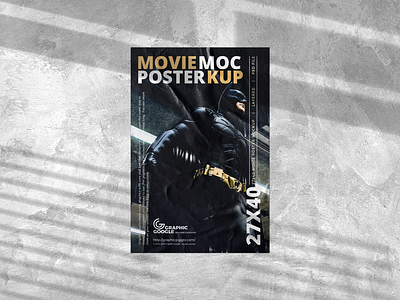 Free Movie Poster Mockup poster mockup free