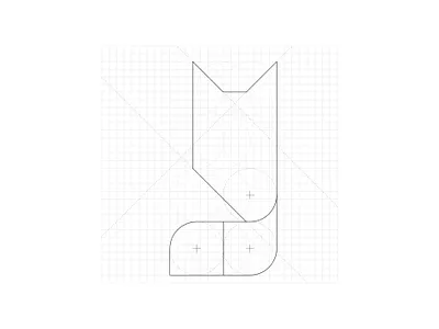 RedFox Details design geometric logo minimal