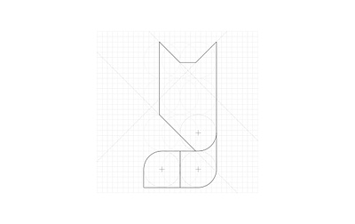 RedFox Details design geometric logo minimal