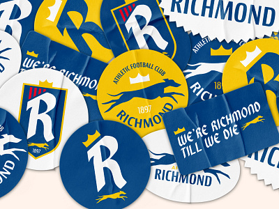AFC Richmond from Ted Lasso Reimagining afc richmond believe branding design football illustration lasso logo logo design rebrand richmond soccer sports sports design ted lasso