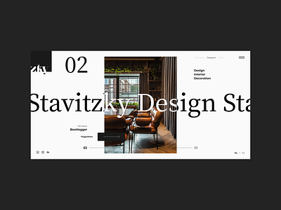 Stavitzky — Website Design decoration designer graphic design interior design logo restaurant typography ui web design website