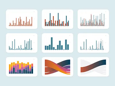 Charts for mobile banking app analytics app banking charts data visualisation finance graphs mobile product ui ux