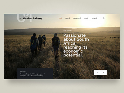 SA Outdoor Industry ui ux