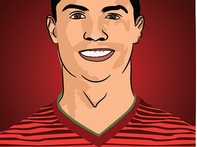 CRISTIANO RONALDO ILLUSTRATION by Nizar Ali on Dribbble