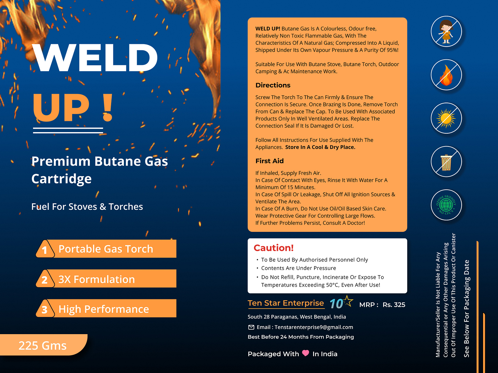 Butane Cans Packaging by Aayushi Agarwal on Dribbble