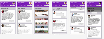 Study Buddies UX Study - Mobile branding design mobile design mockup ui design webdesign
