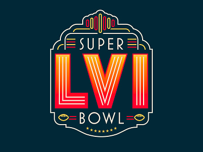 Super Bowl LVI Redesign design football graphic design hollywood logo logo design los angeles nfl rebrand redesign sports sports design super bowl super bowl lvi