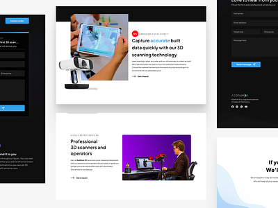 3D Scanning Website Design 3d 3d scanning website design scanner scanning ui ux website website design