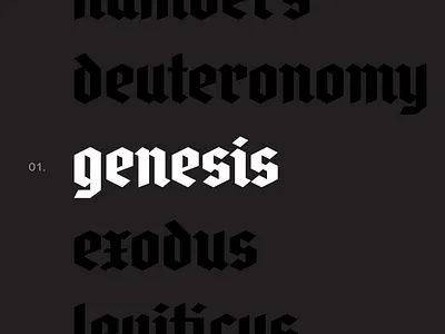 Modern Blackletter Lowercase blackletter design font lowercase type typeface vector