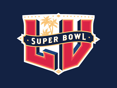 Super Bowl LV Logo Redesign branding cigar design football graphic design illustration logo nfl sports sports design super bowl super bowl lv tampa tampa bay