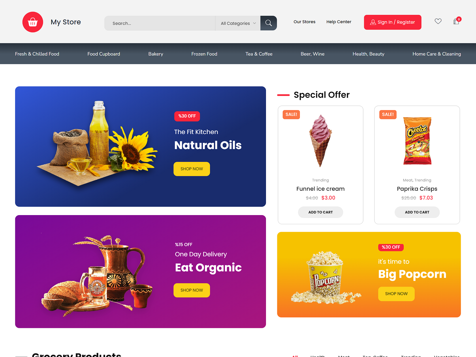 eCommerce website by Muzakkir Asif on Dribbble