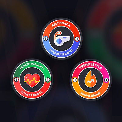 Digital Badges branding graphic design logo ui