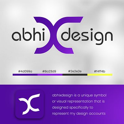 abhixdesign logo branding graphic design logo ui