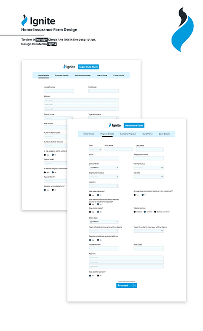 Insurance Form Design form form design ui ux website form