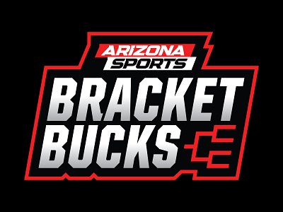 Bracket Bucks Logo arizona basketball bracket branding bucks design graphic design logo march madness ncaa radio sports sports design vector