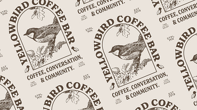 Yellowbird Coffee Bar Apparel apparel design graphic design illustration merch typography