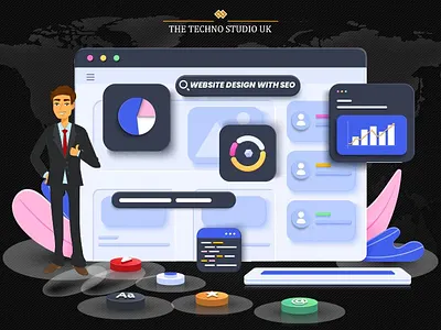 Website Design With SEO In 2023 branding graphic design logo motion graphics web development