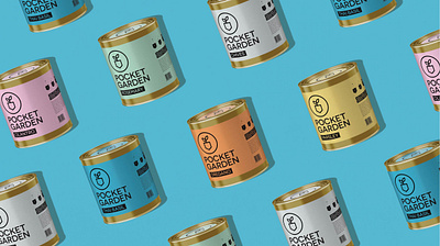 Pocket Garden animation art direction brand identity branding design graphic design illustration logo motion graphics packaging packaging design typography