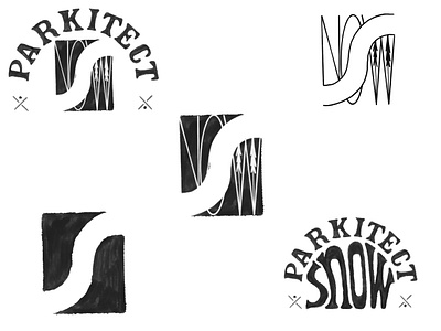 Parkitect Logo Package branding design graphic design illustration logo typography vector