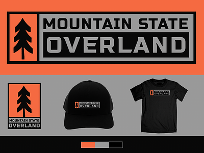 MSO Logo Re-Branding 4x4 brand branding design identity logo merch mountain mountains outdoors overland rugged t shirt tree truck