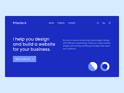Portfolio Hero - Website Design branding design graphic design ui