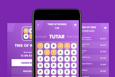Tree of Words Game UI From 2016 design graphic design logo ui