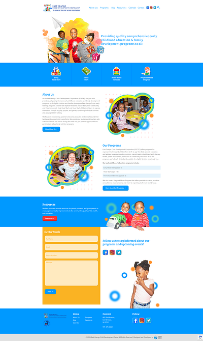 Showing school colors to create an inviting atmosphere layout design school web design school website design ui ux webdesign website design