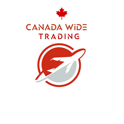 Canada Wide Trading Logo brading design graphic illistration logo typography vector