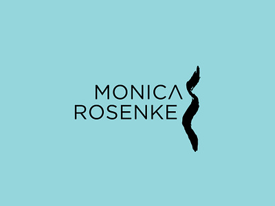 Monica Rosenke Wellness branding identity logo logo design vector
