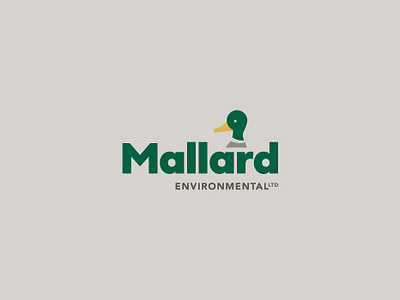 Mallard Environmental branding design logo