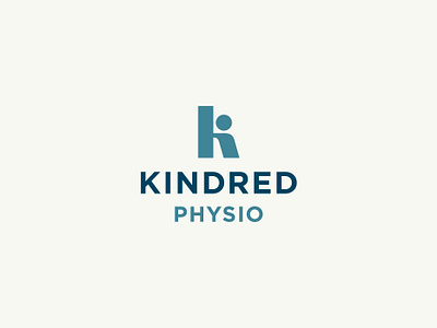 Kindred Physio branding design logo