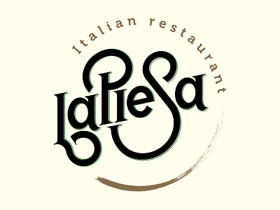 Typography for Italian restaurant