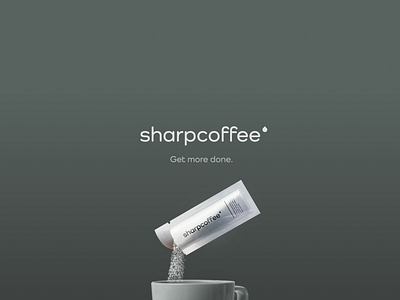 SharpCoffee Branding & Landing Page branding landing page logo packaging