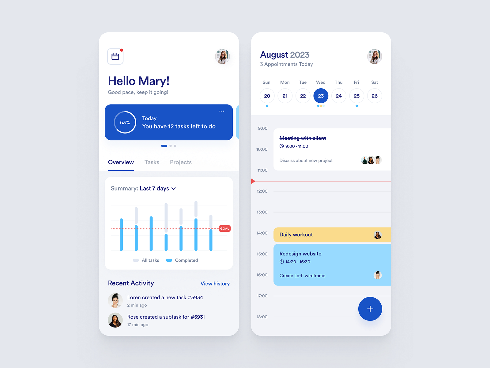 Task Management App by Norbert Żak for Everyway on Dribbble