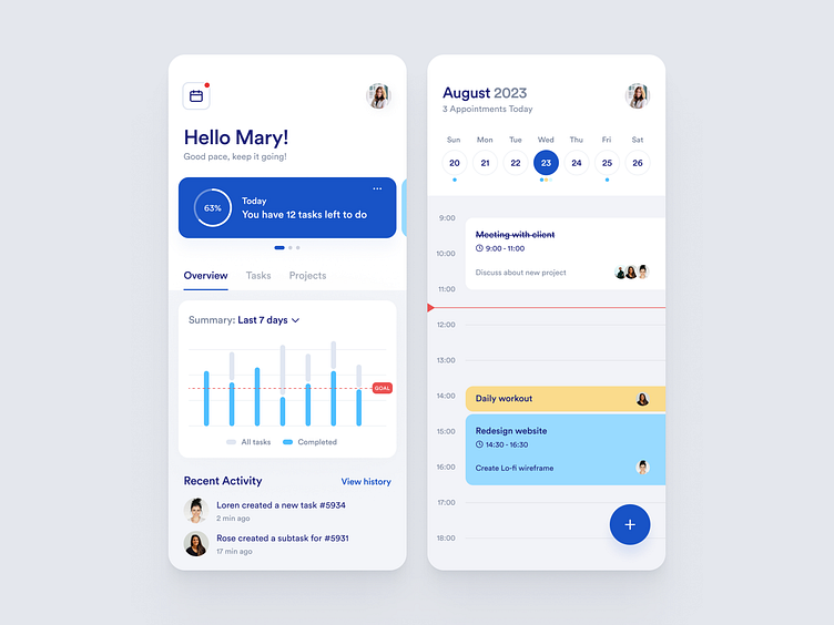 Task Management App by Norbert Żak for Everyway on Dribbble