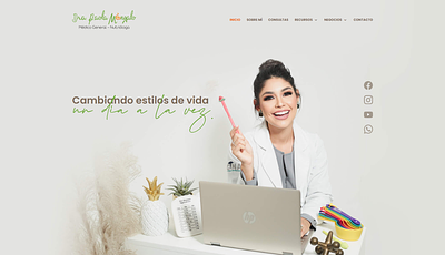 Dra. Paola Mongalo - Web Design design graphic design ui ux web web design website